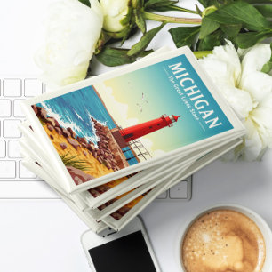 Vintag Michigan Magnet