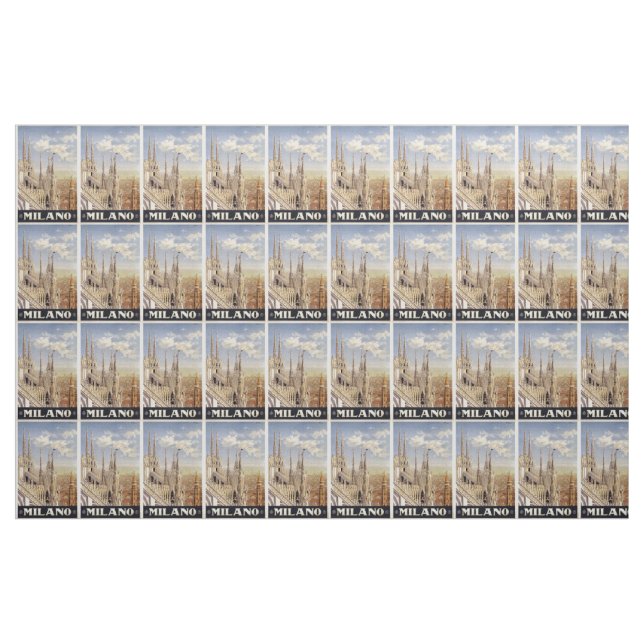 Vintag Milano (Mailand) Italien - anpassbare Geweb Stoff (Yard (91,4 cm))