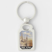 Vintag Milano Milano Italien Schlüsselkette