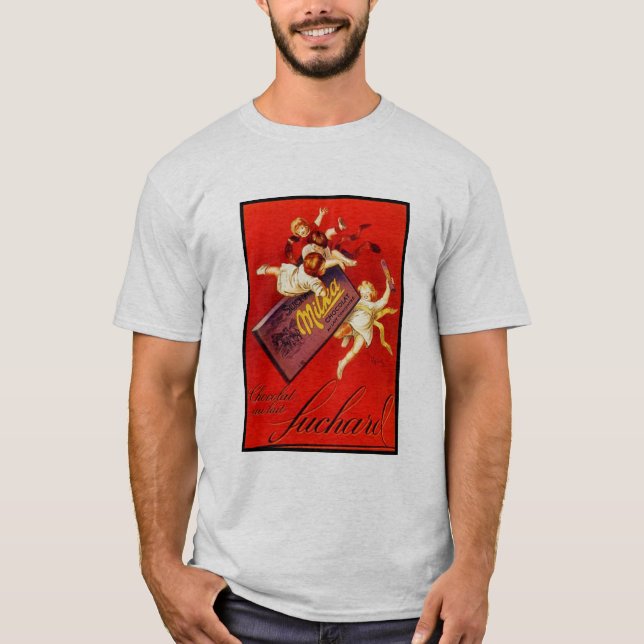 Vintag Milka Chocolate Ad T-Shirt (Vorderseite)