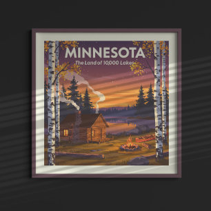 Vintag Minnesota Poster