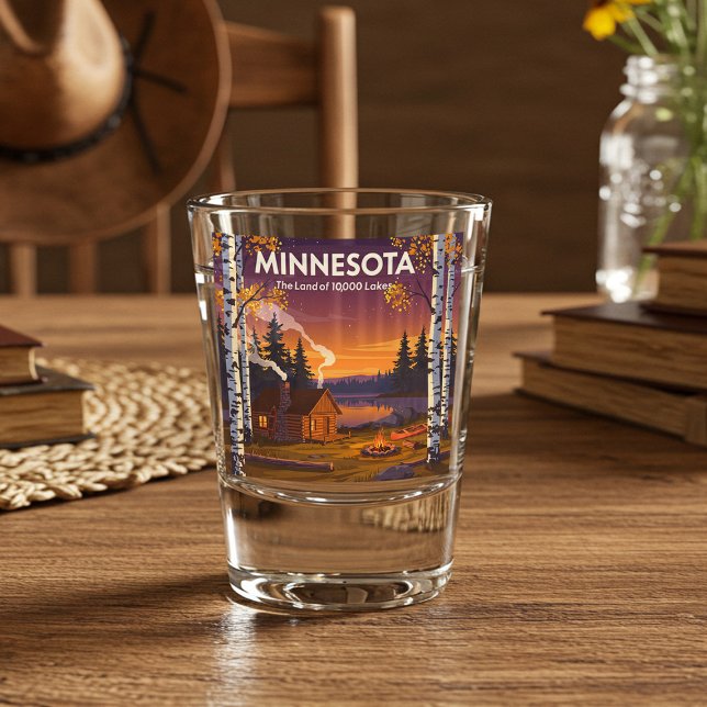 Vintag Minnesota Schnapsglas (Von Creator hochgeladen)