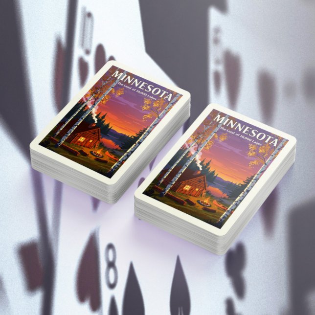 Vintag Minnesota Spielkarten (Von Creator hochgeladen)