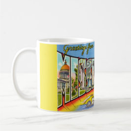 Vintag Mississippi Grüße Kaffeetasse