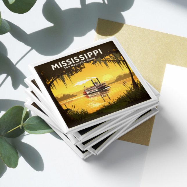 Vintag Mississippi Magnet (Von Creator hochgeladen)