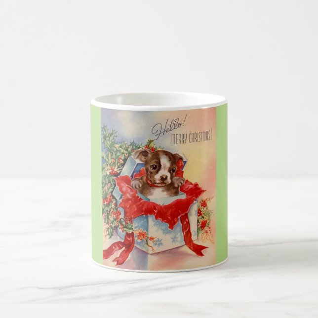 Vintag Mitte Jahrhundert Beautiful Baby Boston Ter Kaffeetasse (Mittel)