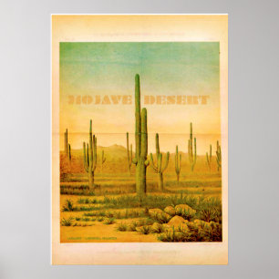 Vintag Mojave Wüste Travel Poster