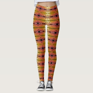 Vintag Monaco Fürstentum Monte Carlo Hafen Leggings