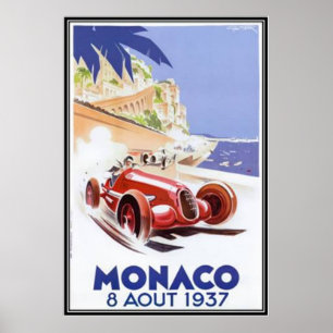 Vintag Monaco - Poster