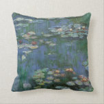 Vintag Monet Water Lilies Kissen<br><div class="desc">Monet Water Lilies</div>