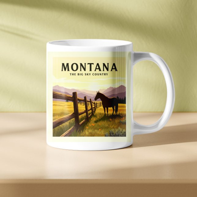 Vintag Montana Kaffeetasse (Von Creator hochgeladen)