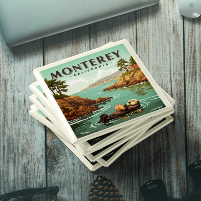 Vintag Monterey California Magnet (Von Creator hochgeladen)