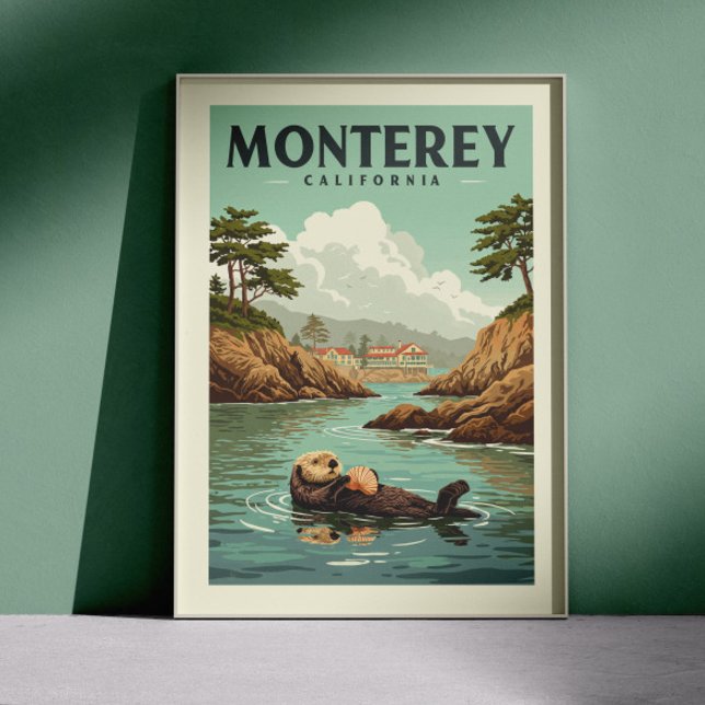 Vintag Monterey California Poster (Von Creator hochgeladen)