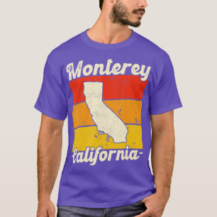 Vintag Monterey California Retro Sunset Staat OU T-Shirt