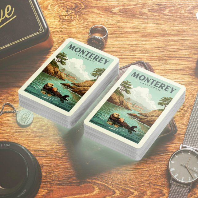 Vintag Monterey California Spielkarten (Von Creator hochgeladen)
