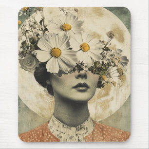 Vintag Moonlit - Boho Vintag Elegante Mousepad