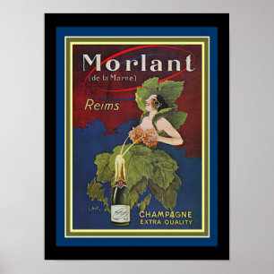 Vintag Morlant Champagne Ad 12 x 16 Poster