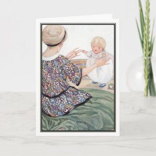 Vintag Mother and Baby von Anne Anderson Karte