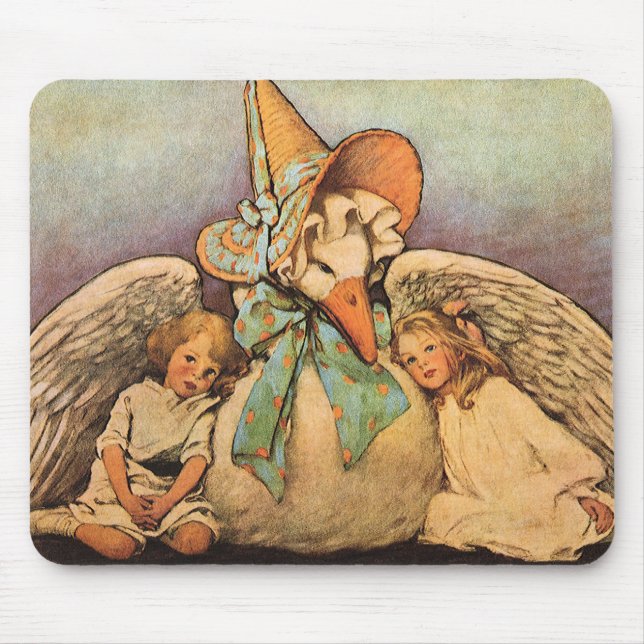 Vintag Mother Goose Children Jessie Willcox Smith Mousepad (Vorne)