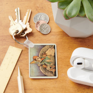 Vintag Mother Goose Children Jessie Willcox Smith Schlüsselanhänger