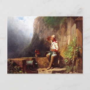 Vintag-motiv: Die Strickgarde Postkarte