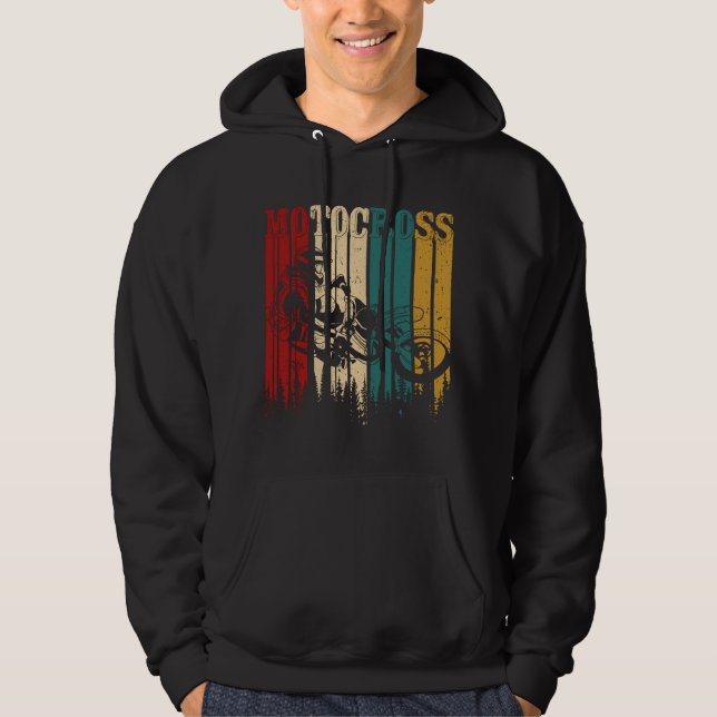 Vintag Motocross Mx Supercross Hoodie (Vorderseite)