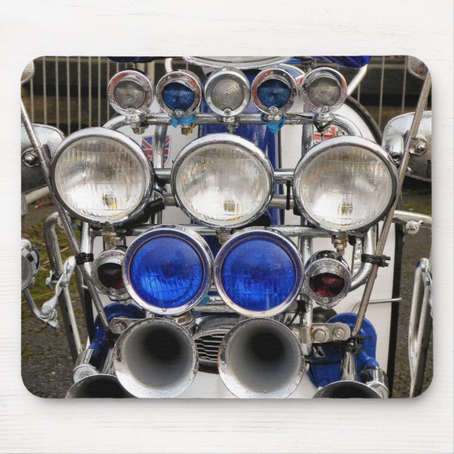 VINTAG MOTOR SCOOTER MOUSEPAD (Vorne)