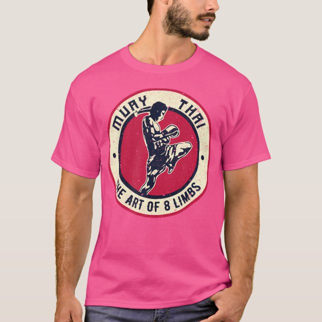 Vintag Muay Thai Karate Tshirt Boxing Mixed Mart (Vorderseite)