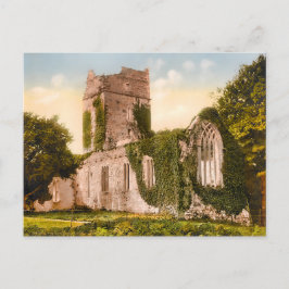 Vintag Muckross Abbey Killarney Irland Postkarte