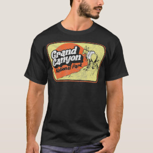 Vintag Mule Grand Canyon Nationalpark Donkey Dis T-Shirt
