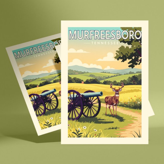 Vintag Murfreesboro Tennessee Postkarte (Von Creator hochgeladen)