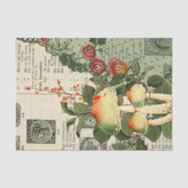 Vintag Mushroom Ephemera Seidenpapier