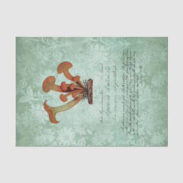 Vintag Mushroom Ephemera Seidenpapier