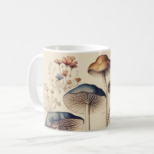 Vintag Mushroom Naturalist Kaffeetasse