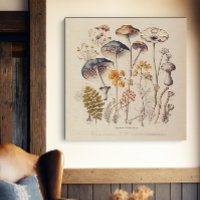 Vintag Mushroom Naturalist