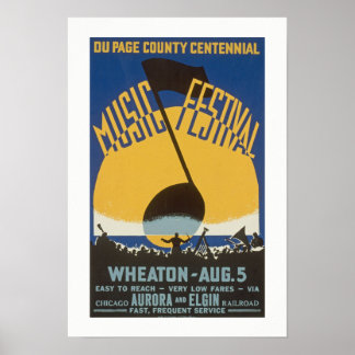 Vintag Music Festival Poster