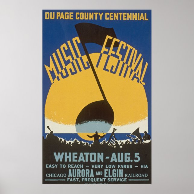 Vintag Music Festival Poster (Vorne)