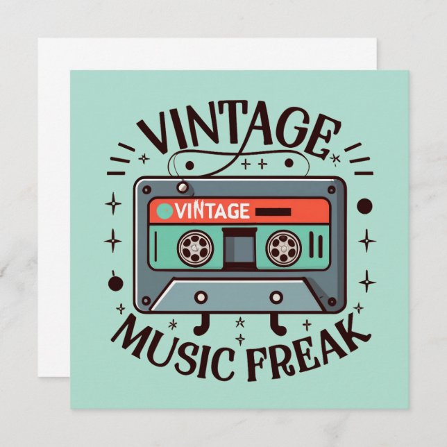 Vintag Music Freak (Vorne/Hinten)