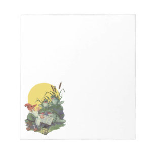 Vintag Music Magazine Cover Art, Etude Frog Choir Notizblock