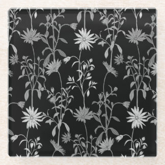 Vintag: nahtloser Einladungshintergrund. Glasuntersetzer