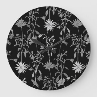 Vintag: nahtloser Einladungshintergrund. Große Wanduhr