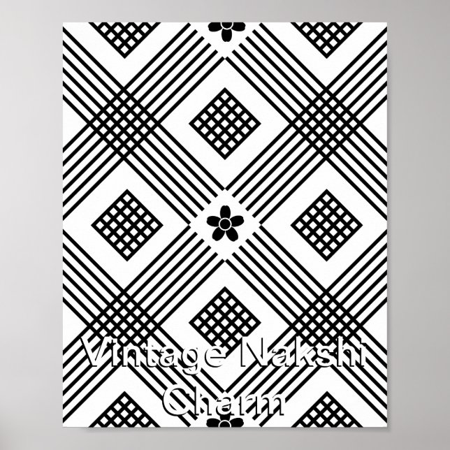 Vintag Nakshi Charm Poster (Vorne)