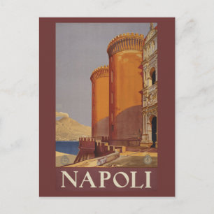 Vintag Napoli (Neapel) Italien Postkarte