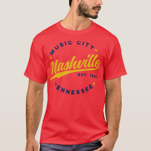 Vintag Nashville Tennessee Music City Retro USA 1 T-Shirt