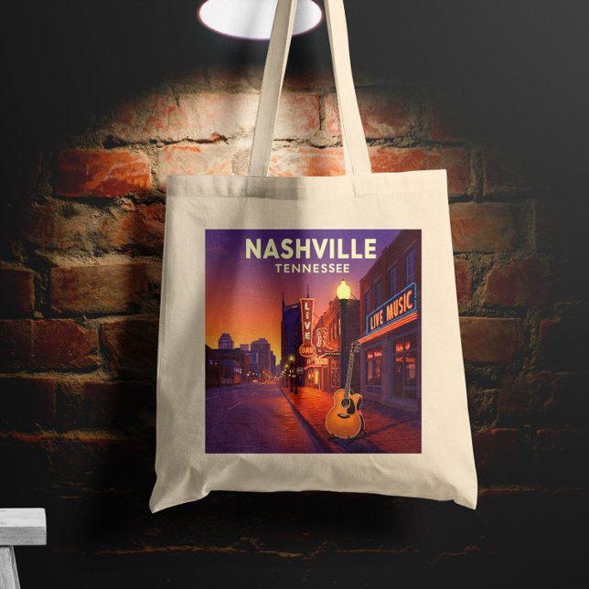 Vintag Nashville Tennessee Tragetasche (Von Creator hochgeladen)