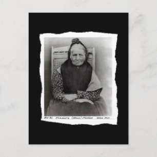 Vintag Native American Cherokee Postkarte