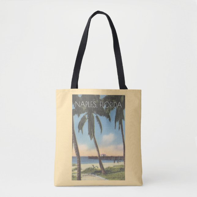 Vintag Neapel, Golf von Florida und Pier (Vorderseite)