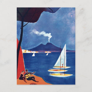 Vintag Neapel Italien Reisen Postkarte