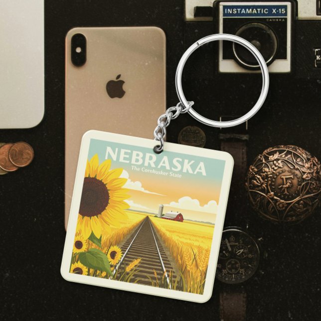 Vintag Nebraska Schlüsselanhänger (Von Creator hochgeladen)