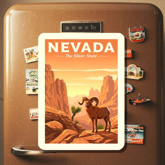 Vintag Nevada Magnet (Von Creator hochgeladen)